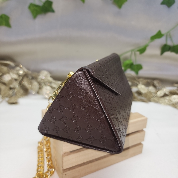 Authentic Gucci Sunglass Case Upcycled Crossbody Pouch - Picture 11 of 16